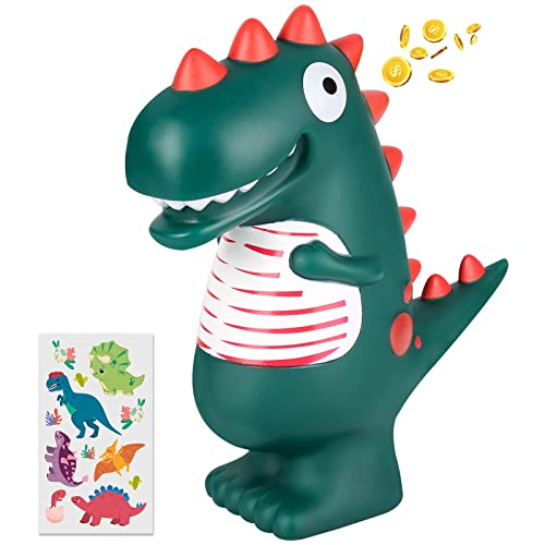 Spardose Dino Plastik Münze Sparschwein, Personalisierte Spardosen Kinder...