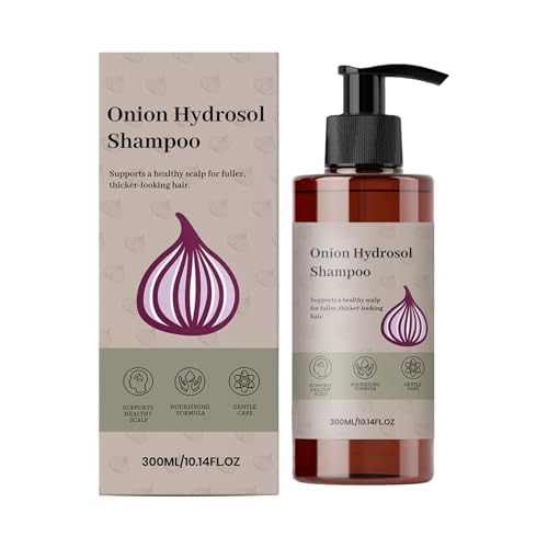 Champú con Hidrosol de Cebolla, Champú de Cebolla y Romero, Para un Cabello Más Denso y Grueso, Para Mujeres y Hombres (1pc)