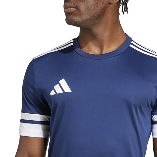 adidas Hombre SQUADRA25 Jersey Short Sleeve, Team Navy Blue 2/White, M