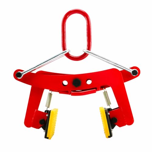 CXCESNS 石材クランプ 350KG 石材用クランプ 吊りクランプ 石材吊り具 クランプ 開口幅100mm-300mm 吊具 石 持ち上げ 石吊りクランプ イーグルクランプ 鉄板吊り具 墓石 吊り リフティングクランプ (40-180(mm) 耐荷重3