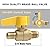 20Ft High Pressure Braided Propane Hose Extension and fittings with Conversion Coupling 3/8" Flare to 1/2" Female NPT 1/4" Male NPT 3/8" ball valve switch 3/8" Male Flare for BBQ Grill Fire Pit Heater