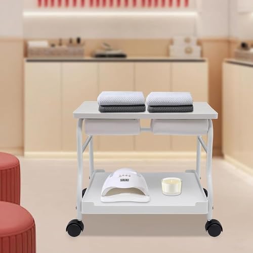 Carro Spa de Pies Portátil con Ruedas y Tabla Plegable miniatura 2