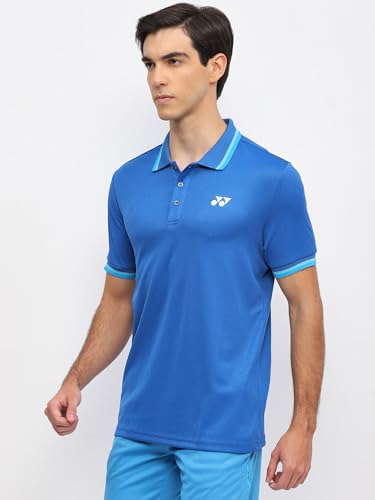 Image of YONEX Essentia 3 Polo T-Shirt 2970- Sustainable Performance | TruDry Moisture-Wicking | Cool, Dry and Comfortable | Round Neck | Light Weight | Eco-Friendly T-Shirt Recycled Plastic Bottles