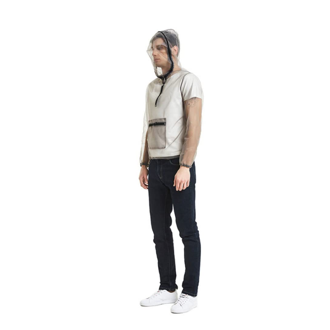 Zanzariera, Tuta antizanzare con cappuccio Rete antizanzare Maglia estiva Protezione dagli insetti Abbigliamento Traspirante Anti-insetti Leggera Protezione per la pesca Campeggio all'ape
