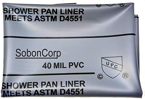 Shower PAN Liner 6X10 Grey Made in US
