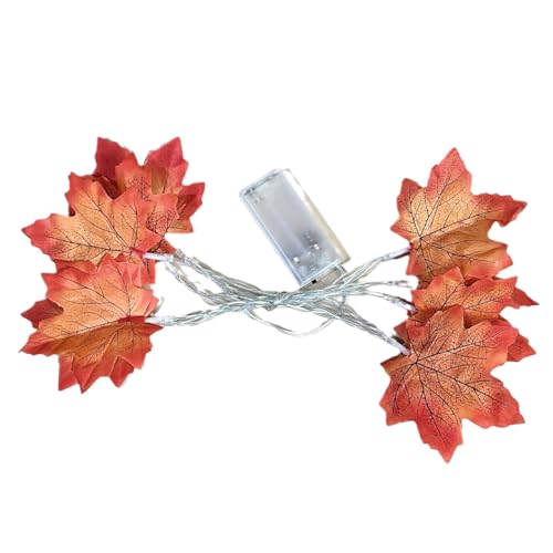 Tomedeks Thanksgiving Mini luci LED Foglia D'Acero, luce a LED luce bianca calda, per lanterne di carta, Thanksgiving, Halloween, Natale, feste, compleanni