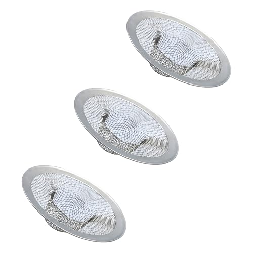 3pcs Coladores de Acero para Fregadero de Cocina