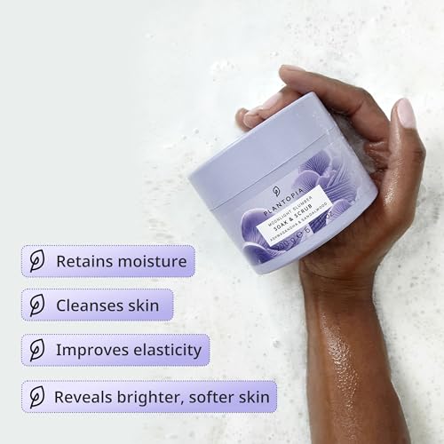 Plantopia Moonlight Slumber Bath Soak & Body Scrub, 200 g, Sleep Promoting Ashwagandha & Sandalwood, Cruelty Free Vegan - Image 2