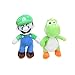 Peluches 2 pcs/lot 25cm Jouets en Peluche Doux Anime Chiffre Pendentif Pendentif Pendentif Pinceau Animaux poupées Jouets (Color : Green marioand Yoshi)