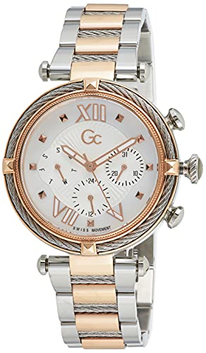Gc Cable Chic Analog White Dial Womens Watch-Y16002L1MF (B0868GLPTS) Amazon Price History, Amazon Price Tracker