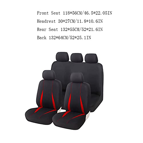 Veshow - Set di 9 coprisedili universali per auto