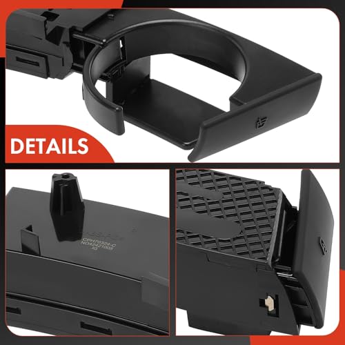 Portavasos negro A-Premium compatible con BMW miniatura 7