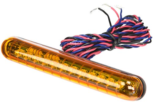 Custom Dynamics LB05A Turn Signal Lens (Amber Knight Riderz LED Sequential Turn Signal Light Bar with Amber LEDs)