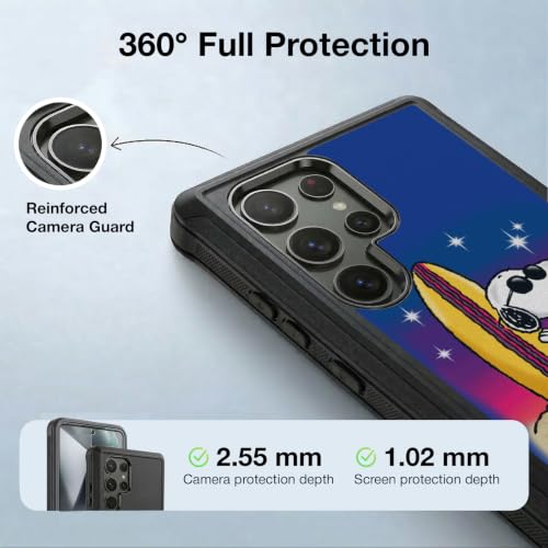 Coque Snoopy Samsung S24 Ultra Antichoc Evite Rayures et Chocs - 4