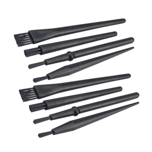 LIFKOME 1Set Static Brush Set for Electronics Repair Cleaning Tools for Workshop Use Includes Various Brush for Versatile Applications Black