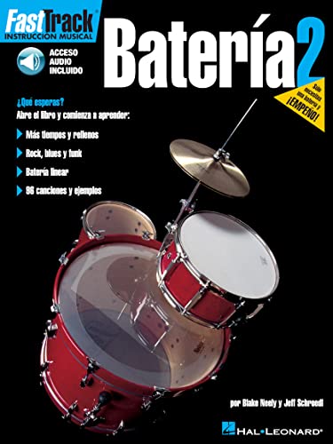 Fasttrack - bateria 2 (esp) batterie +cd: Book 2 (Fast Track Music Instruction)