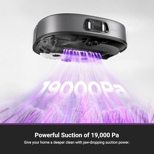 Eureka J15 Ultra Self Emptying Robot Vacuum, 19,000 Pa Suction, Flex-Arm Mop Design, 167℉Hot Water Mop Washing & 131°F Hot Air Drying, AI Obstacle Avoidance, Black 3 Eureka J15 Ultra Self Emptying Robot Vacuum, 19,000 Pa Suction, Flex-Arm Mop Design, 167℉Hot Water Mop Washing & 131°F Hot Air Drying, AI Obstacle Avoidance, Black - Image 4