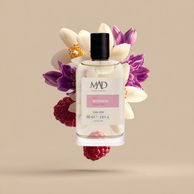 Mad W132 Selective Eau de Parfum (EDP) 100 ml Kadın Parfüm – Kırmızı Meyveler, Yasemin ve Amber ile Çiçeksi ve Kalıcı