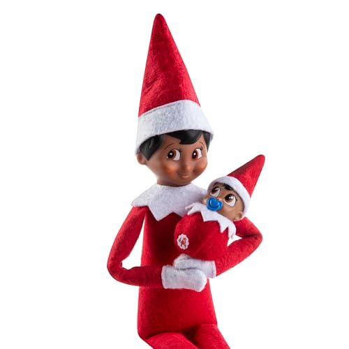 Image of The Elf on the Shelf Frost Pips Mini Blooms Elf Baby Boy with Brown Eyes