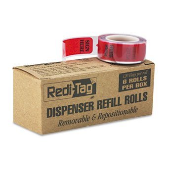 RTG91012 - Redi-tag Printed Message Arrow Flag Refills