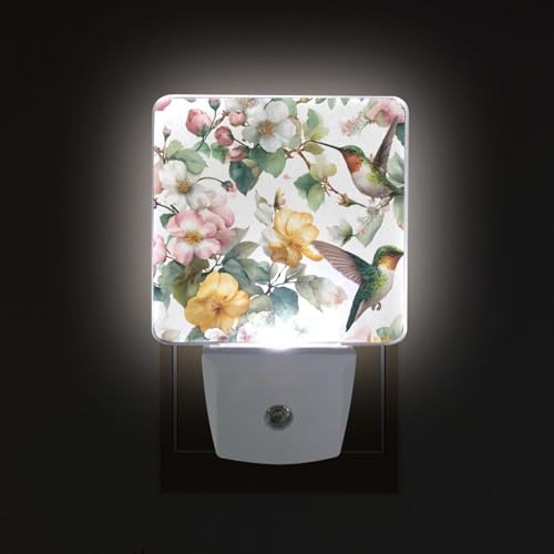 Luz Nocturna LED con Sensor y Diseño Primaveral miniatura 2