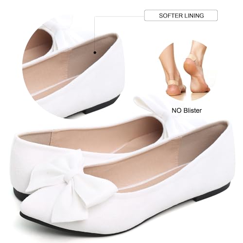Image of Dear Time Women's Ballet Flats Dress Ballet Shoes Slip on for Office Work Comfortable Shoes