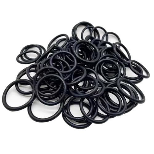GRASAKY 300 個ブラック NBR O リングシールガスケット CS 3 ミリメートル油圧オイルシールワッシャー 56 ミリメートルに 70 ミリメートル内径ゴム O リング 配管用丸型(ID 58mm)