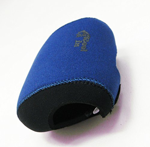 Kufa Sports Fishing Reel Cover Made with 4mm Thickness Neoprene for Spinning Reel, Bait Casting, Low Profile & Fly Reel (Low Profile Reel Cover Right Hand)