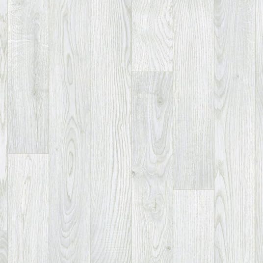 Sol Vinyle Imitation parquet Blanc veinage Gris - Rouleau de 4m x 2m
