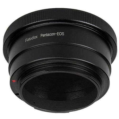 Adaptador de montura para lente Fotodiox compatible con lentes Pentacon 6 (Kiev 66) SLR a montura Canon EOS (EF, EF-S) para cámaras D/SLR, con chip de confirmación de enfoque Gen10 miniatura 3