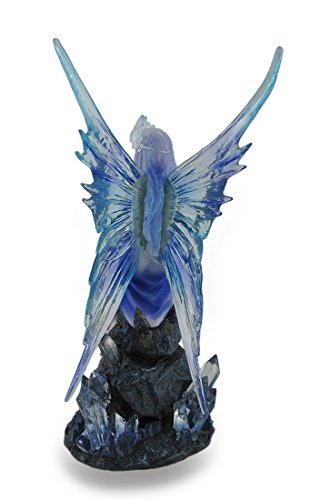 Estatua Hada Stargazer Azul y Púrpura 10 pulg miniatura 4