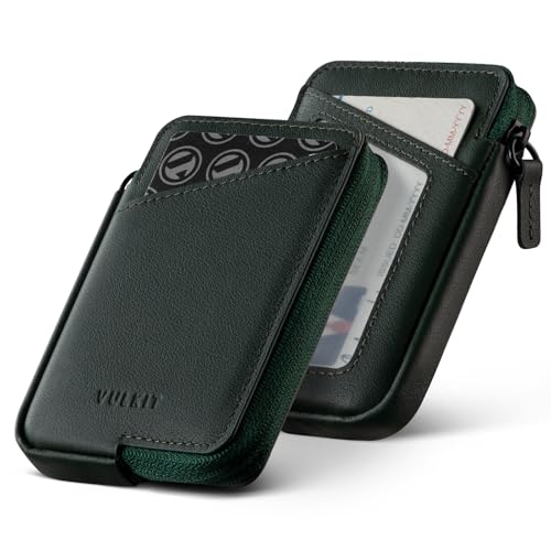 Porte cartes bancaire RFID en cuir VULKIT pour 10 cartes et billets
