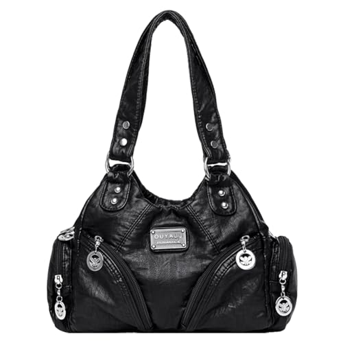 TIAASTAP Klein City Bag Vintage Tasche y2k Handtasche mit Vielen Fächern Damen-Schultertaschen Hobo Bag Ledertasche Handbags Shoulder Bag Damen-Henkeltaschen klein Schultertasche