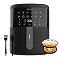 Cecotec Friggitrice ad Aria Cecofry Bombastik 6000 Full. Air Fryer 1700 W, Capacità 6 L, Tecnologia PerfectCook, Regolazione della Temperatura e Del Tempo, Controllo Touch, 12 Modalità, Accessori