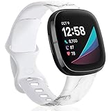 TopPerfekt Correa Compatible con Fitbit Versa 3/Sense, L: for 7.2" - 8.8" Wrists)