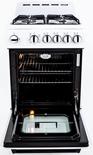 Avanti GR2011CW GR20 20" Compact Gas Range Oven, in White