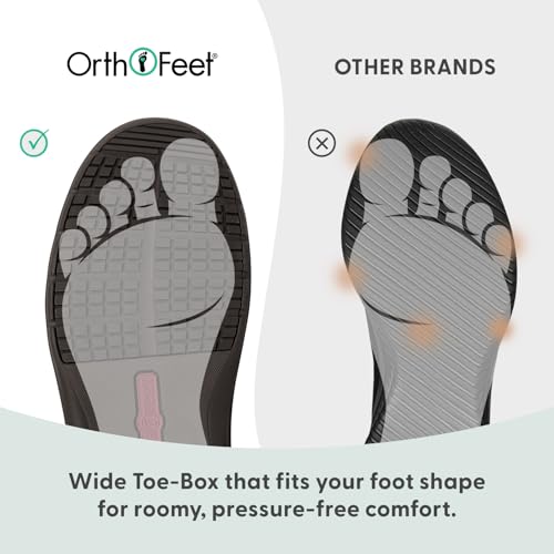 Image of Orthofeet Pierre Orthopedic Men's Leather Sneakers