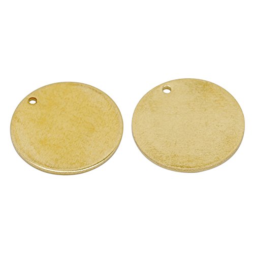 20mm Raw of Diameter Round Circle Stamping Blank Tags for Metal Punching,50pcs/lot