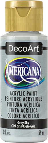 Image of DecoArt Americana Acrylic Paint, 2-Ounce, Grey Sky