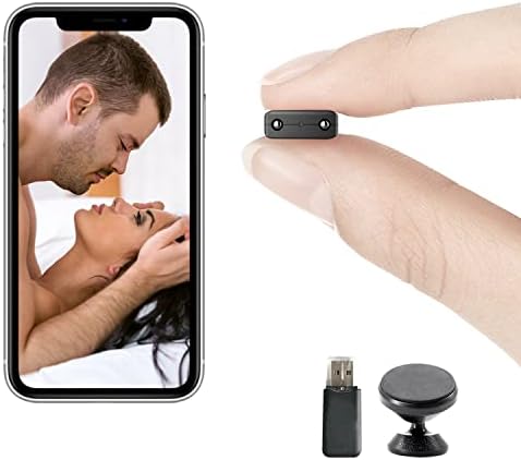 Smallest WiFi Hidden Digicam,USB Wi-fi Spy Digicam,1080P USB Nanny Cam Child Monitor with Evening Imaginative and prescient,AI Human Movement Detection,Cloud Storage, Distant Viewing for Safety with iOS,Android Cellphone APP