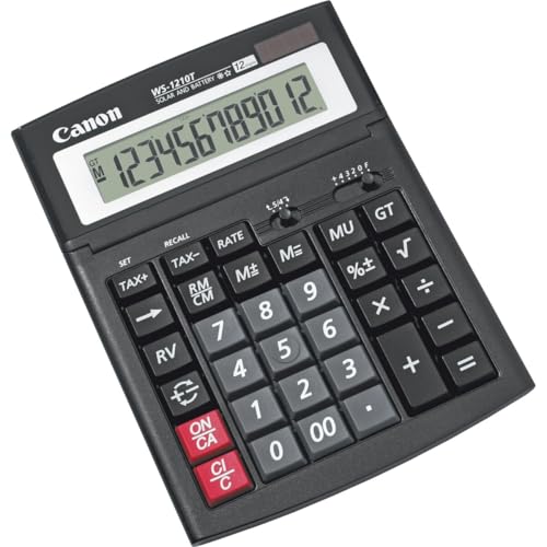 Calculatrice Canon WS-1210 Euro 12 chiffres pour organiser le budget de la maison