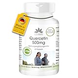 Quercetin 500mg - 60 Kapseln - Hochdosiert | HERBADIREKT by Warnke Vitalstoffe - Deutsche Apothekenqualität