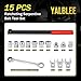 Yalblee 15 Pcs Serpentine Belt Tool Set, Ratcheting Serpentine Belt Tensioner Tool Kit, Removal and Installation for Automotive Serpentine Belts