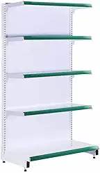 Gôndola Prateleira Supermercado 5 Níveis 40x30 New Plus 1,70m Ponta Verde - Sa Gôndolas