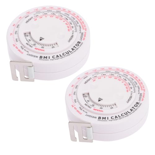 Cinta Métrica Retráctil para Medición Corporal BMI 2 Piezas miniatura 1