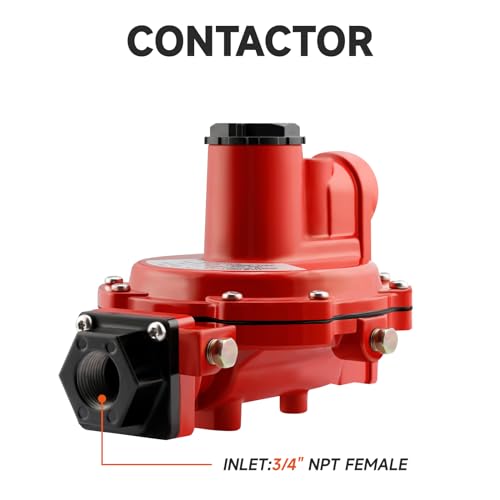 Roastove LP-Gas Equipment R622H-DGJ 1st Stage Regulator, 8-12 psig Spring, 3/4" x 3/4" NPT