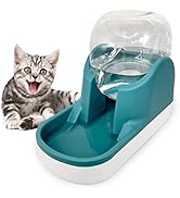 kathson Automatic Cat Water Dispenser 3.8L/1 Gallon Gravity Pet Water Dispenser Dogs Automatic Wa...