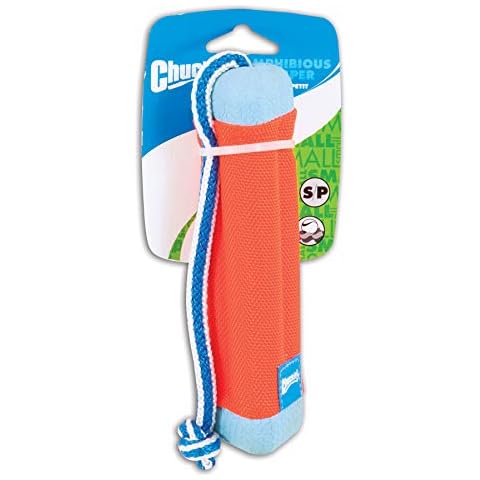 Chuckit! - Amphibious Bumper Small - Hundejagd-Spielzeug - Unsinkbar schwimmt es auf der Wasseroberfläche - Hergestellt aus robusten Materialien - Mittlere Größe - Abmessungen von 16,5 x 5,5 x 5,5 cm Cover