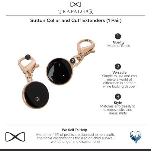 Extensores de Cuello y Puño Sutton para Hombre Trafalgar (1 Par) miniatura 2