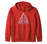 Boxeo, árbol de Navidad, hecho de guantes de boxeo Sudadera con Capucha